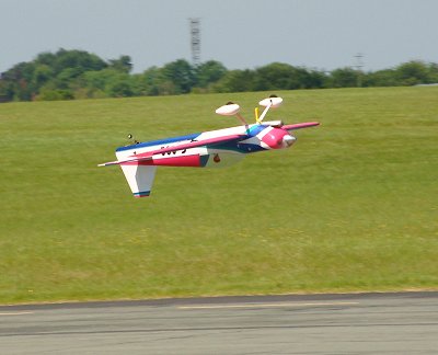 This was on it's test flight